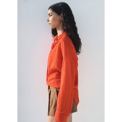 Chemise oversize effet froissé MANGO