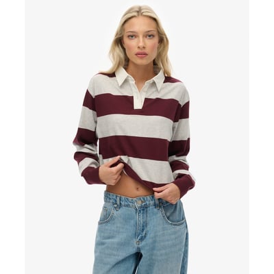 Polo de rugby rayé court Athletic Essentials SUPERDRY