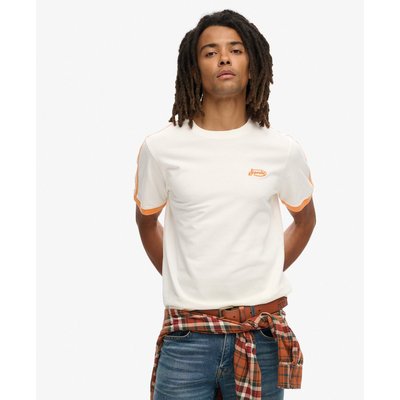 T-shirt rétro à rayures et logo Essential SUPERDRY
