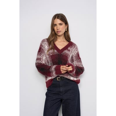 PULL EN MAILLE AVEC LAINE SALSA JEANS