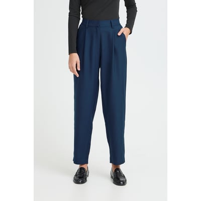 Pantalon coupe droite avec plis et poches devant ICHI