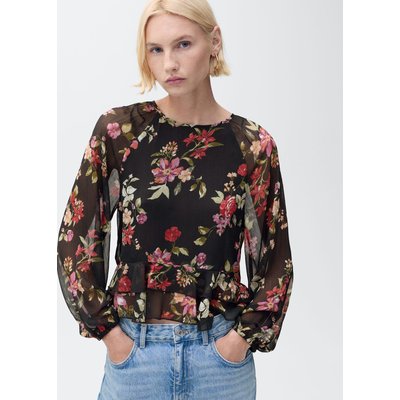 Blouse fleurie volants MANGO