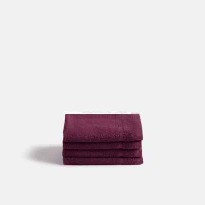 Lot 4 serviettes d'invité éponge 600 g/m², Zavara LA REDOUTE INTERIEURS
