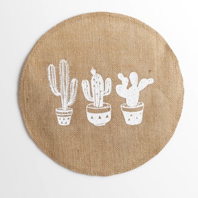 Set de table Jute Collection Cactus DOUCEUR D'INTÉRIEUR