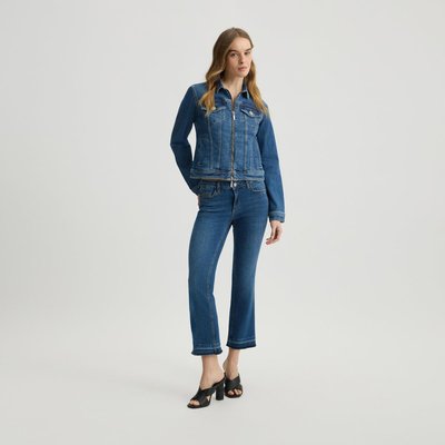 Veste en toile denim avec zip LIU JO