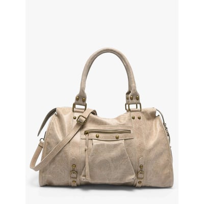 Sac porté épaule A4 Spazzolato cuir MILANO