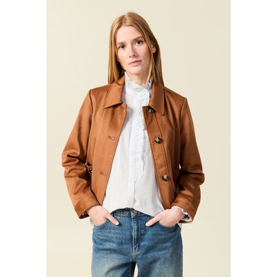 Veste suédine boutonnée BONOBO