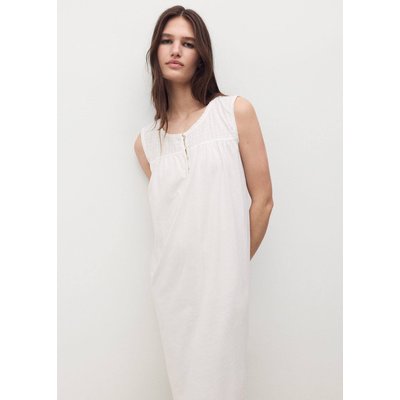 Nuisette coton détails brodé MANGO