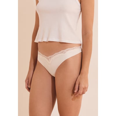 Tanga avec détail dentelle FARA ETAM