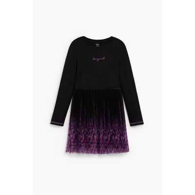 ROBE ASYMÉTRIQUE IMPRIMÉE DESIGUAL