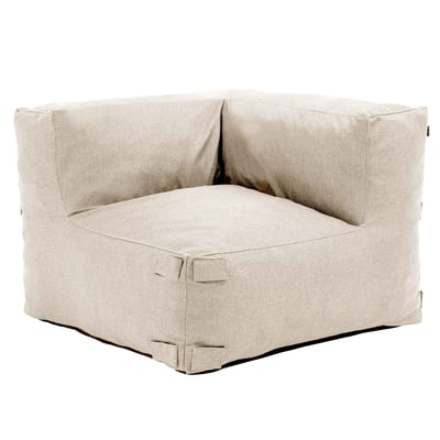 Fauteuil d'angle pour salon de jardin modulable, MIXI OVIALA