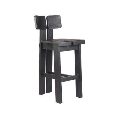 Tabouret de bar en teck SAMA SAMA BAZAR BIZAR