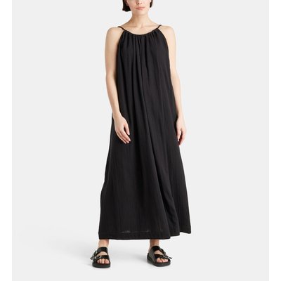Robe De Plage Longue Ample Échancrée Mia Coton Bio GALERIES LAFAYETTE