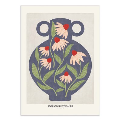 Affiche 50x70 cm - Vase collection V2 - El Buen Limon WALL EDITIONS
