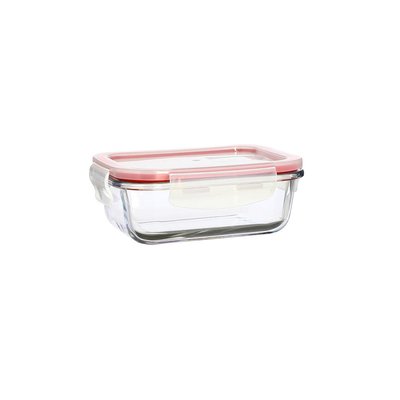 Boîte hermétique rectangulaire en verre 370ml, CLÉMENTINE MENASTYL