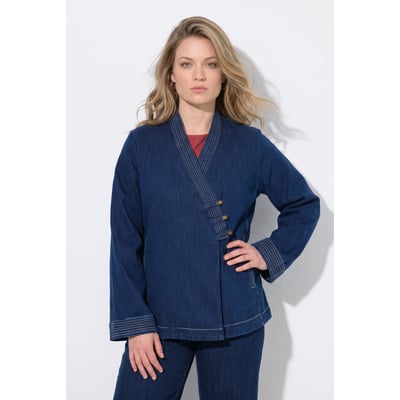 Veste en jean esprit kimono ULLA POPKEN