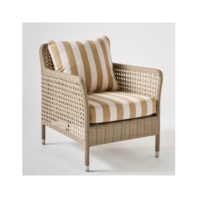 Fauteuil résine ANTIBES LATERITE vert KOK
