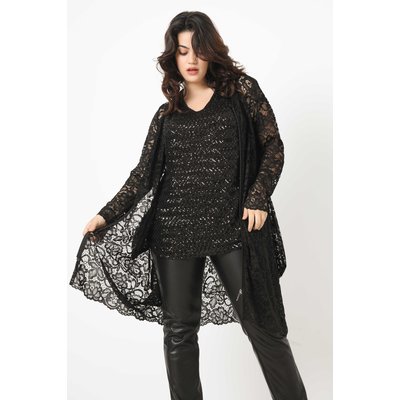 Gilet long en dentelle JEAN-MARC PHILIPPE