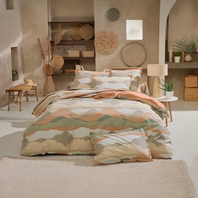 Drap percale de coton paysage abstrait TRADILINGE