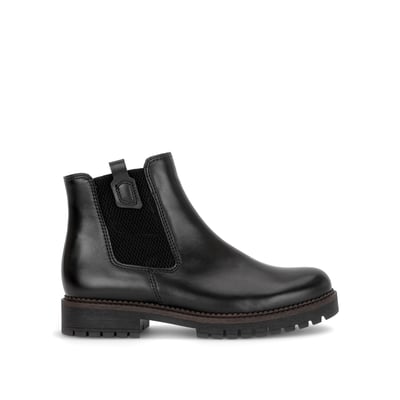 Bottines en cuir lisse à talon décroché GABOR