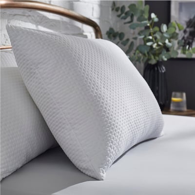 Slky Smooth Medium Support Pillow THE FINE BEDDING COMPANY