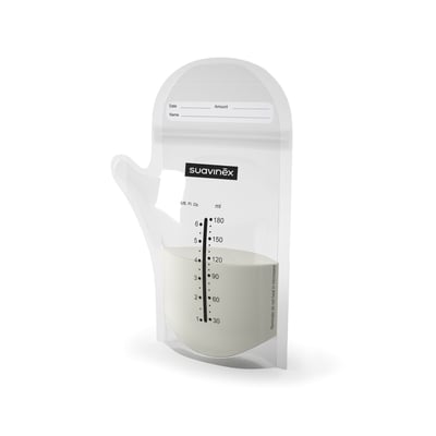 Sachets pour lait maternel avec fermeture ZIP SUAVINEX