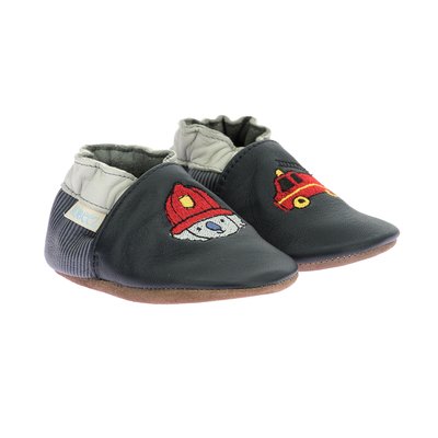 Chaussons Cuir BADGE FIRE ROBEEZ