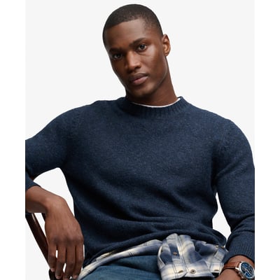Pull à Manches Torsadées Brossé SUPERDRY