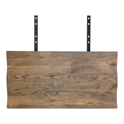 Rallonges en bois de chêne fumé avec bordures naturelles pour table à manger SAVONE 300 cm (lot de 2) PIER IMPORT