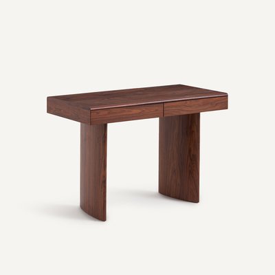 Bureau en MDF plaqué palissandre, 2 tiroirs, LEVENOR AM.PM
