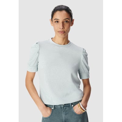 Tee-shirt pailleté manches froncées IKKS