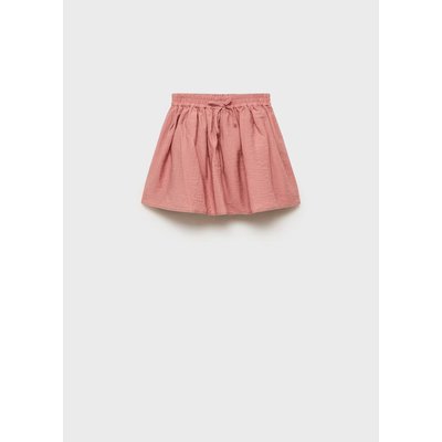 Jupe en lin taille élastique MANGO KIDS