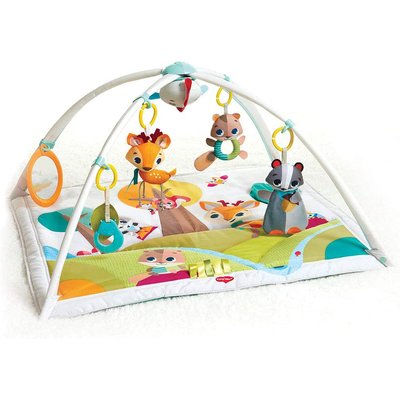 Tapis de jeux Gymini Into the Forest, avec arches amovibles et jouet musical TINY LOVE