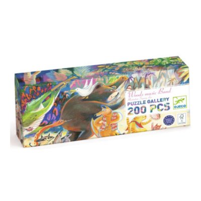 Puzz Gallery 200pcs - Wood music band - FSC MIX DJECO