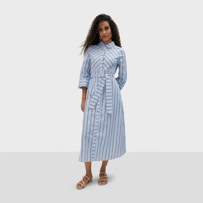 Robe chemise longue avec ceinture incluse LOLA CASADEMUNT