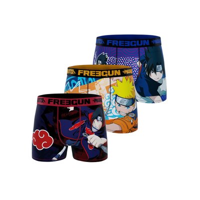 Lot De 3 Boxers Microfibre Naruto FREEGUN