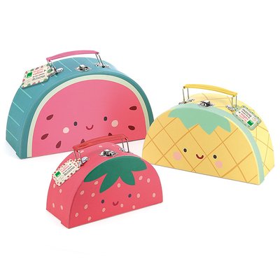 Set de 3 valisettes fruits gourmands VILAC