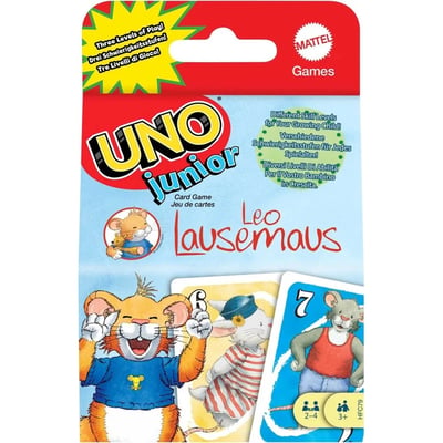 Jeu de cartes UNO Junior << Leo Lausemaus >> MATTEL