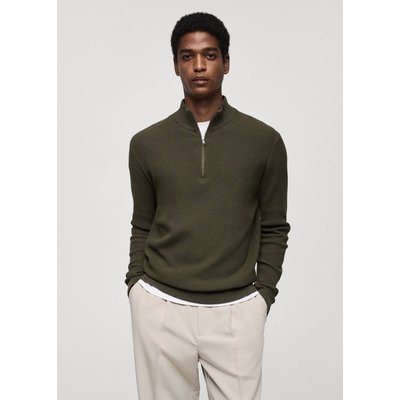 Pull col roule homme kaki La Redoute