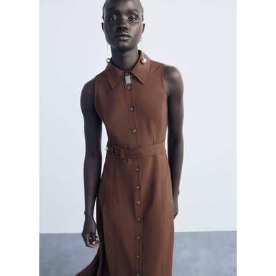Robe chemisier ceinture MANGO