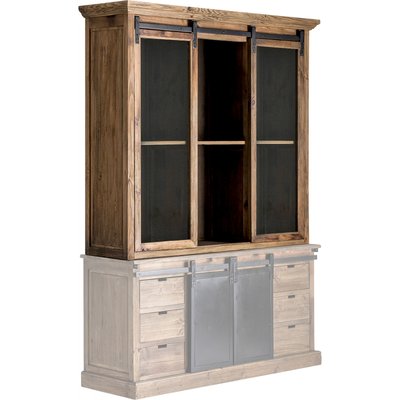 Vitrine en bois de pin recyclé, Ikast RECOLLECTION