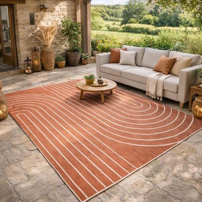 Tapis extérieur, kilim reversible LYN2 V REVERSIBLE UN AMOUR DE TAPIS
