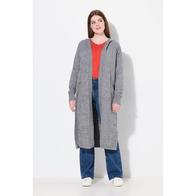 Long Gilet En Maille, Capuche, Poches ULLA POPKEN