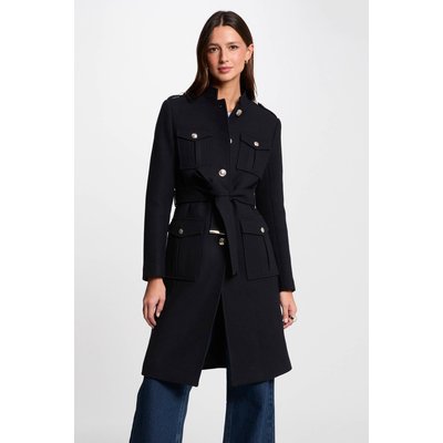 Manteau long ceinturé MORGAN