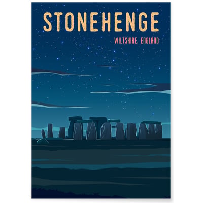 Poster Stonehenge L'AFFICHERIE