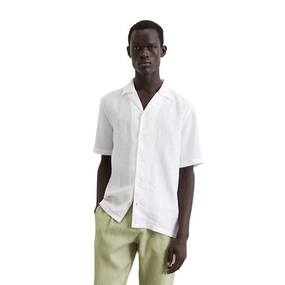 Chemise à manches courtes regular en pur lin MARC O'POLO