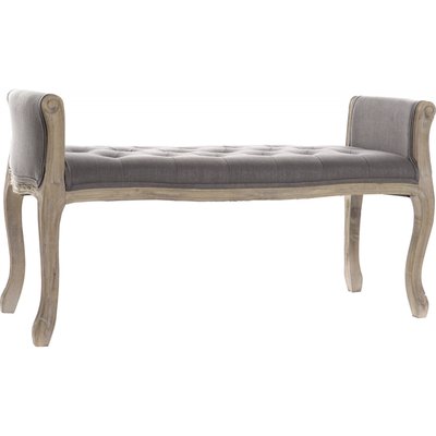 Banc en bois et tissu, collection Tradicional RECOLLECTION