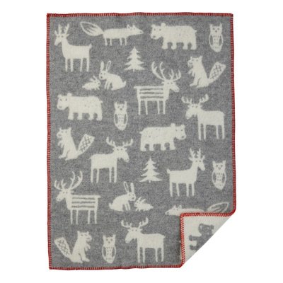 Plaid laine agneau  Blomranka KLIPPAN