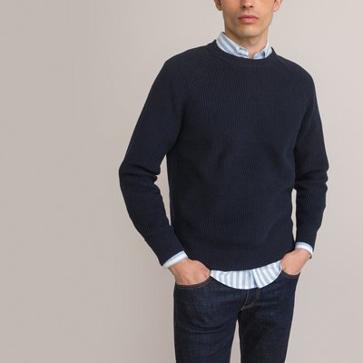 Pull a coste in cotone, Signature LA REDOUTE COLLECTIONS