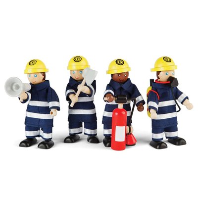 Figurines en bois Pompiers BIGJIGS